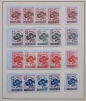 Német megszállás Szerbiában 1941-1943 Tétel több jó kiadással, magas katalógus értékű anyag, albumba...