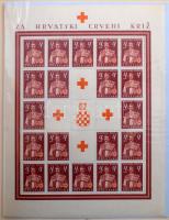 Horvátország háború előtti szép gyűjtemény, benne Mi 24-38 korabeli tanúsítvánnyal (csak ez Mi EUR 1...