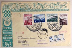 Horvátország háború előtti szép gyűjtemény, benne Mi 24-38 korabeli tanúsítvánnyal (csak ez Mi EUR 1...