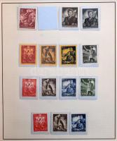 Horvátország háború előtti szép gyűjtemény, benne Mi 24-38 korabeli tanúsítvánnyal (csak ez Mi EUR 1...