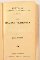Stampfel-féle tudományos zsebkönyvtár 6 kötete: Gaal Mózes: Kis magyar stilisztika. Szerkesztéstan é...