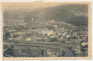 1937 Resicabánya, Resicza, Recita, Resita; Vedere partiala / Vasgyár, Kohó és vasöntöde. Deutsch Testvérek kiadása / ironworks, factory, blast furnace, iron foundry (b)