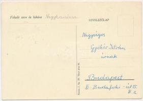 1942 Máramarossziget, Sighetu Marmatiei; levelezőlap. Barcza J. kiadása / card + "1964-1942 MAGYAR PIARISTÁK MÁRAMAROSSZIGET 1" So. Stpl. (non PC) (EK)