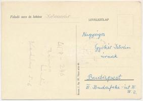 1942 Kolozsvár, Cluj; levelezőlap. Barcza J. kiadása / card + "1964-1942 MAGYAR PIARISTÁK KOLOZSVÁR 1" So. Stpl. (non PC) (EK)