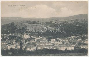 1917 Zilah, Zalau; látkép. Seres Samu kiadása / general view (fl)