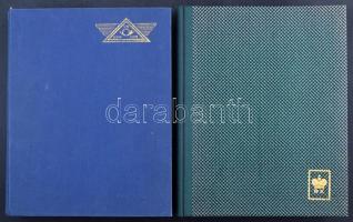 2 db közepes méretű berakó 10-10 fekete lappal, jó állapotban