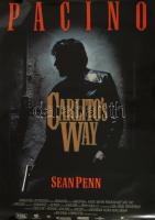 1993 Carlito's Way, Al Pacino, Sean Penn, német filmplakát, papír, feltekerve, apró lapszéli szakadásokkal, 119x84 cm.