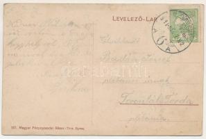 1911 Máriaradna, Mária-Radna, Radna (Lippa, Lipova); a kegytemplom új tornyával / pilgrimage church ...