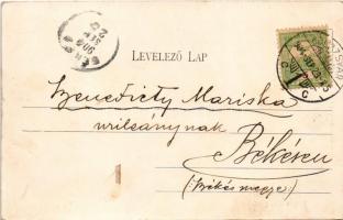 1904 Kolozsvár, Cluj; Mátyás király szobor. Schuster Emil kiadása / monument, statue s: Horti Pál (á...