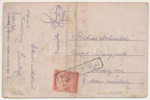 Bajmócfürdő, Bojnické kúpele (Bojnice); Bajmóc vára (Pálffy várkastély). Gubits B. kiadása / Bojnick...