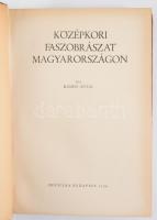Kampis Antal: Középkori faszobrászat Magyarországon. Bp., 1940, Officina. 313p. Kiadói fatáblás kötés, gerinc sérült, kopottas állapotban.