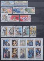 Szép Csehszlovák gyűjtemény a 80-as évekből sok blokkal kisívvel 12 lapos Philux A4-es berakóban