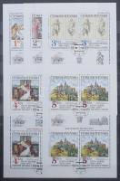 Szép Csehszlovák gyűjtemény a 80-as évekből sok blokkal kisívvel 12 lapos Philux A4-es berakóban