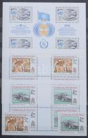 Szép Csehszlovák gyűjtemény a 80-as évekből sok blokkal kisívvel 12 lapos Philux A4-es berakóban