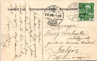 1910 Neuhof (Pándorfalu, Parndorf); Verlag F. Ferbus (EK)