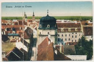 1926 Nagyszombat, Tyrnau, Trnava; Pohlad / leporellólap, üres / leporellocard, empty