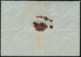 ~1860 3kr II. helyi levélen (1 hajtóka hiány) (250.000) / local cover (flap missing) "DEBRECZIN...