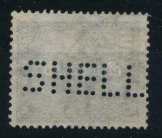 Pengő-fillér SHELL perfin