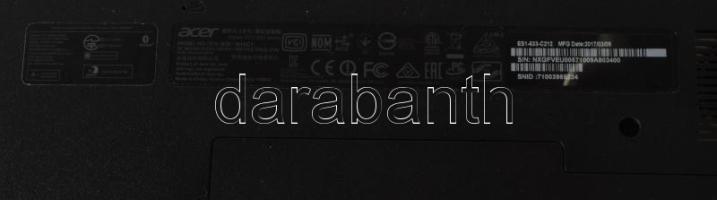 Használt laptop, típus: Acer Aspire ES1-533-C212, specifikációk: Intel Celeron N3350 Dual Core proce...