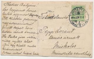 1914 Pozsony, Pressburg, Bratislava; kikötő, Duna, csónakok / port, Danube, boats. photo (vágott / c...