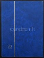 16 lapos Leuchtturm A4-es berakó (benne néhány száz magyar és külföldi bélyeg)