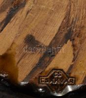 Csákvár kerámia váza, jelzett, hibátlan, 15x10 cm