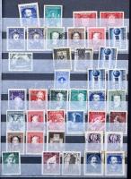 Ausztria kis gyűjtemény jobbakkal, 6 lapos A4-es berakóban 5 oldalán