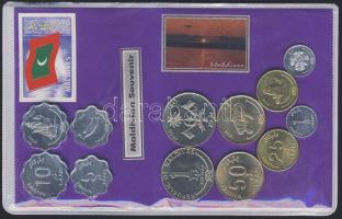 Maldív-szigetek 1990-2007. 1L, 5L, 10L, 25L, 50L, 1R bemutató szettben T:1