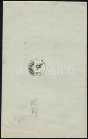 1861 Ex offo tudakozvány Kassáról - "S.A. ÚJHELY" / Ex offo Reclamation from Kassa to &quo...