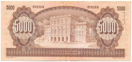 1990. 5000Ft "H 74291768" T:F szép papír
Adamo F49