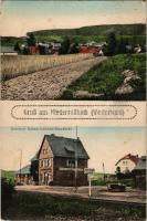 1926 Niederroßbach, Bahnhof Niederroßbach-Neustadt / railway station (pinhole)
