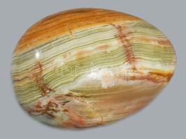 Ónix tojás, h: 8 cm