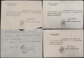 1944 A svéd követség menlevele, - Schutzpass dr Fenyvesi József orvos, később Kádár János kardiológu...