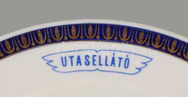 Utasellátó, Alföldi porcelán tányér. Matricás, jelzett, hibátlan d: 19 cm