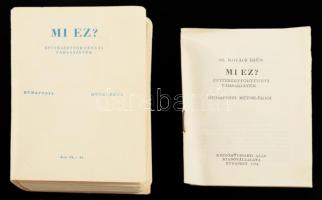 1964 Mi ez? Építészettörténeti társasjáték, kártyajáték - Budapesti műemlékek, dobozában komplett, 100 db