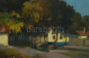 Tápay Lajos (1900-1964): Kecskepásztor. Olaj, vászon, jelzett, apró felületi kopásokkal, fakeretben,...