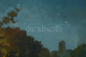 Tápay Lajos (1900-1964): Kecskepásztor. Olaj, vászon, jelzett, apró felületi kopásokkal, fakeretben,...