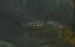 Tápay Lajos (1900-1964): Tanya. Olaj, vászon, jelzett, apró felületi kopásokkal, fakeretben, 47×63 c...