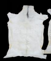 3 db kikészített kecskebőr, hibátlan 80 cm