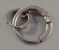 Ezüst (Ag) fülbevalópár jelzett 6,91 g