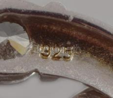 Ezüst (Ag) fülbevalópár jelzett 6,91 g