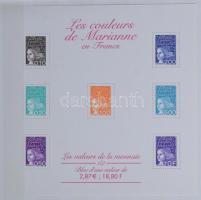 Franciaország kis tétel 6 lapos közepes berakóban, közte kevés 1960 előtti bélyeg, valamint kb 180 F...