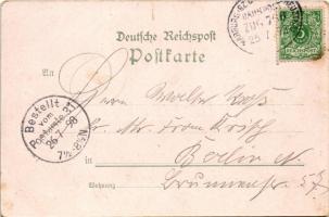 1898 Lützel bei Hilchenbach, Gillerthurm, Gastwirtschaft. Rud. Bechtold / tower, view, restaurant. A...