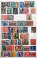 Amerikai Egyesült Államok gyűjtemény a kezdetektől 1986-ig, főleg bélyegzett anyag, de az utolsó 20 évben nagyon sok postatiszta. 2 db 10 lapos Schaubek közepes berakóban