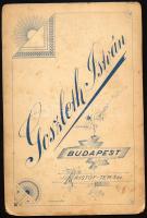 1893 Herczeg Ferencz A dolovai nábob leánya c. darabjának ősbemutatója, Zilahi és Nádai színészek hu...