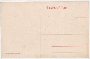 Tenke, Tinca; Református templom. Ritter Jakab kiadása / Calvinist church