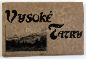cca 1920 Vísoké Tatry, 25 db képet tartalmazó leporelló, 9×14 cm