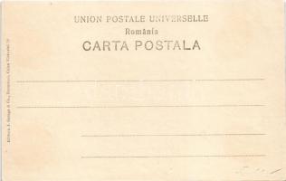 Bucharest, Bukarest, Bucuresti, Bucuresci; Magazinul Luvru, Calea Victoriei si Piata Sarindar / stre...