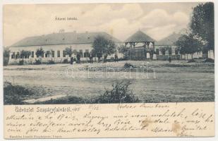 1908 Szapáryfalva, Szapárifalva, Tipari; Állami iskola. Naschitz László fényképész / school