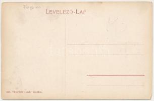 Fogaras, Fagaras; Stertzing utca, gyógyszertár, Balló Mihály, Thierfeld Dávid üzlete és saját kiadás...